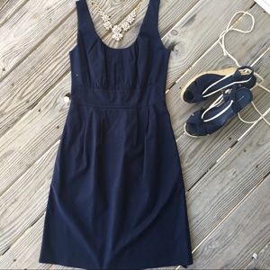 J. Crew navy blue dress